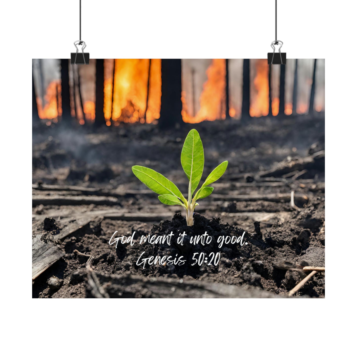 God meant it unto good - horizontal poster