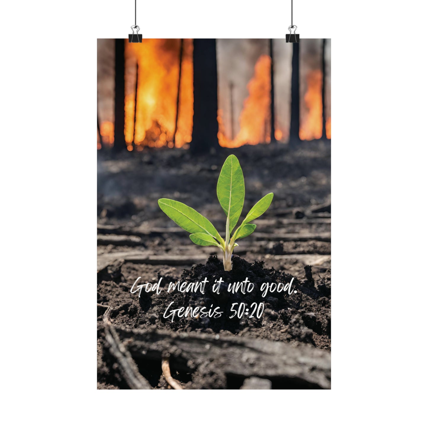 God meant it unto good - vertical poster