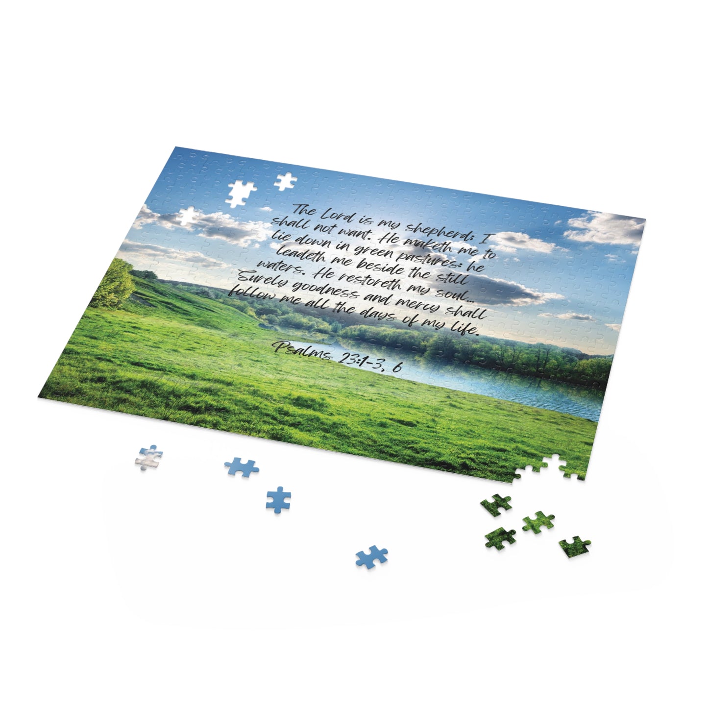 Green pastures, still waters - puzzle