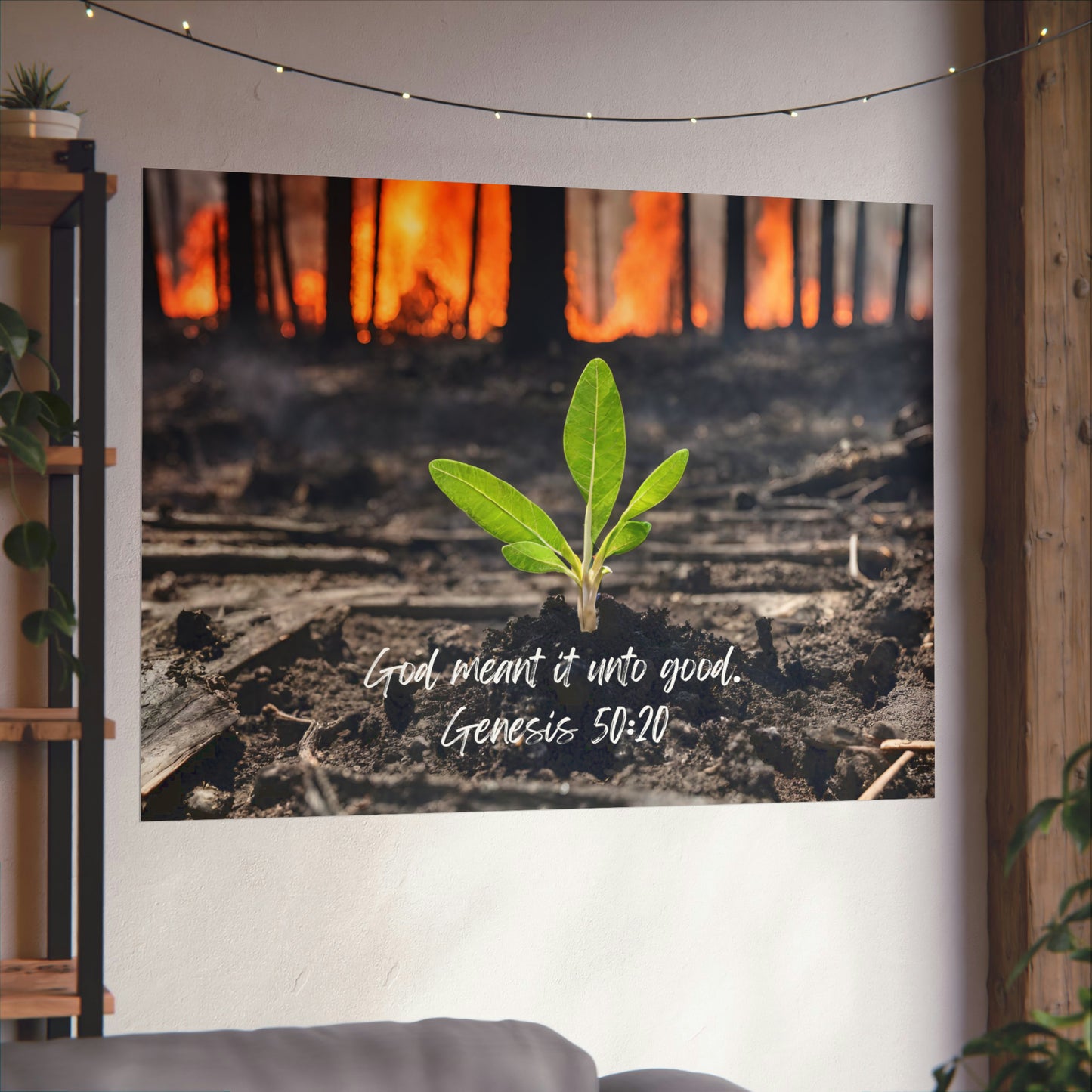 God meant it unto good - horizontal poster