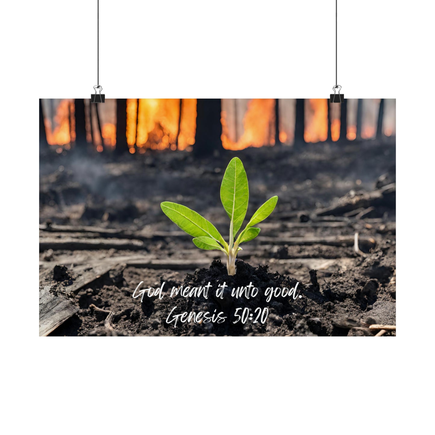 God meant it unto good - horizontal poster