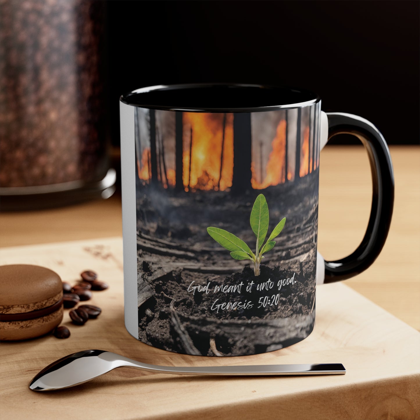 God meant it unto good - accent mug