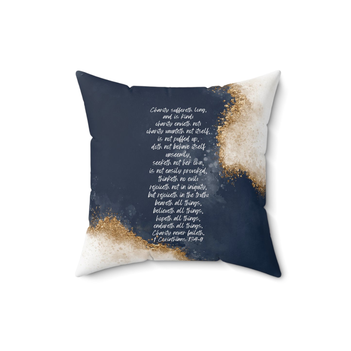 Charity never faileth - pillow