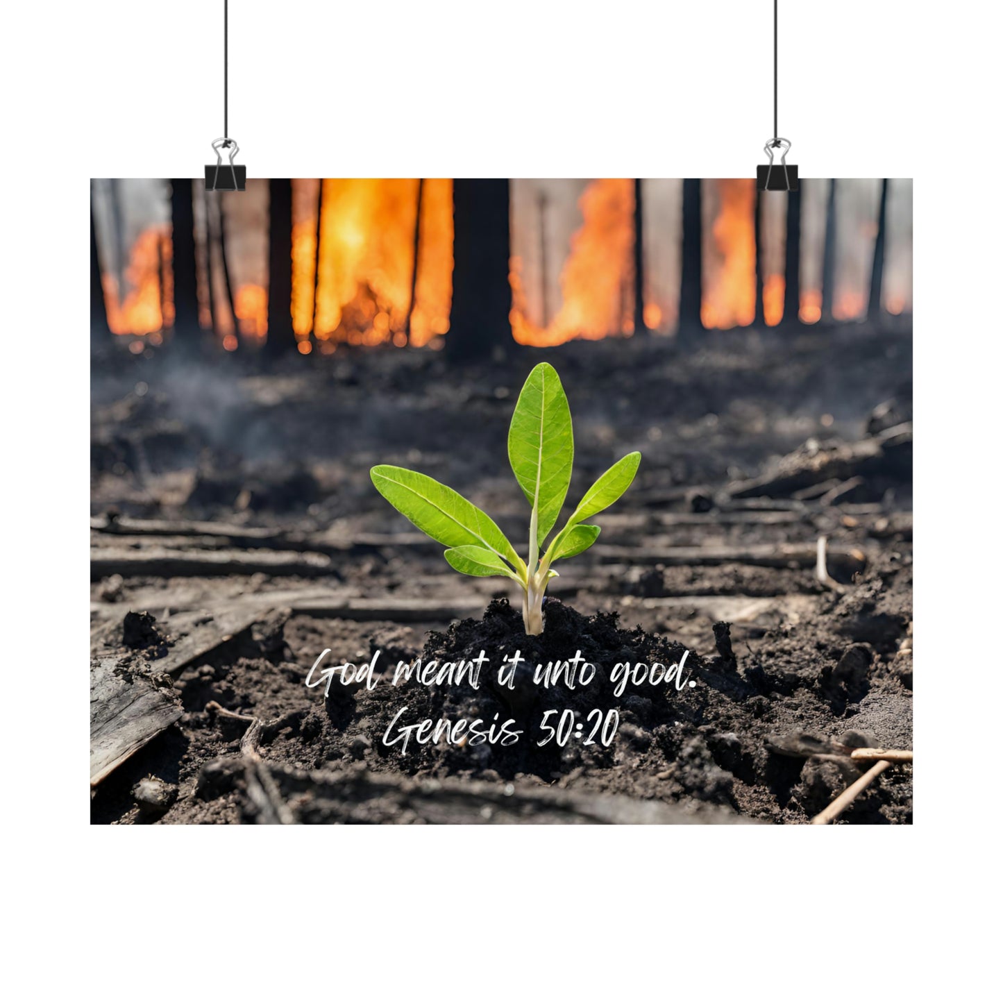 God meant it unto good - horizontal poster