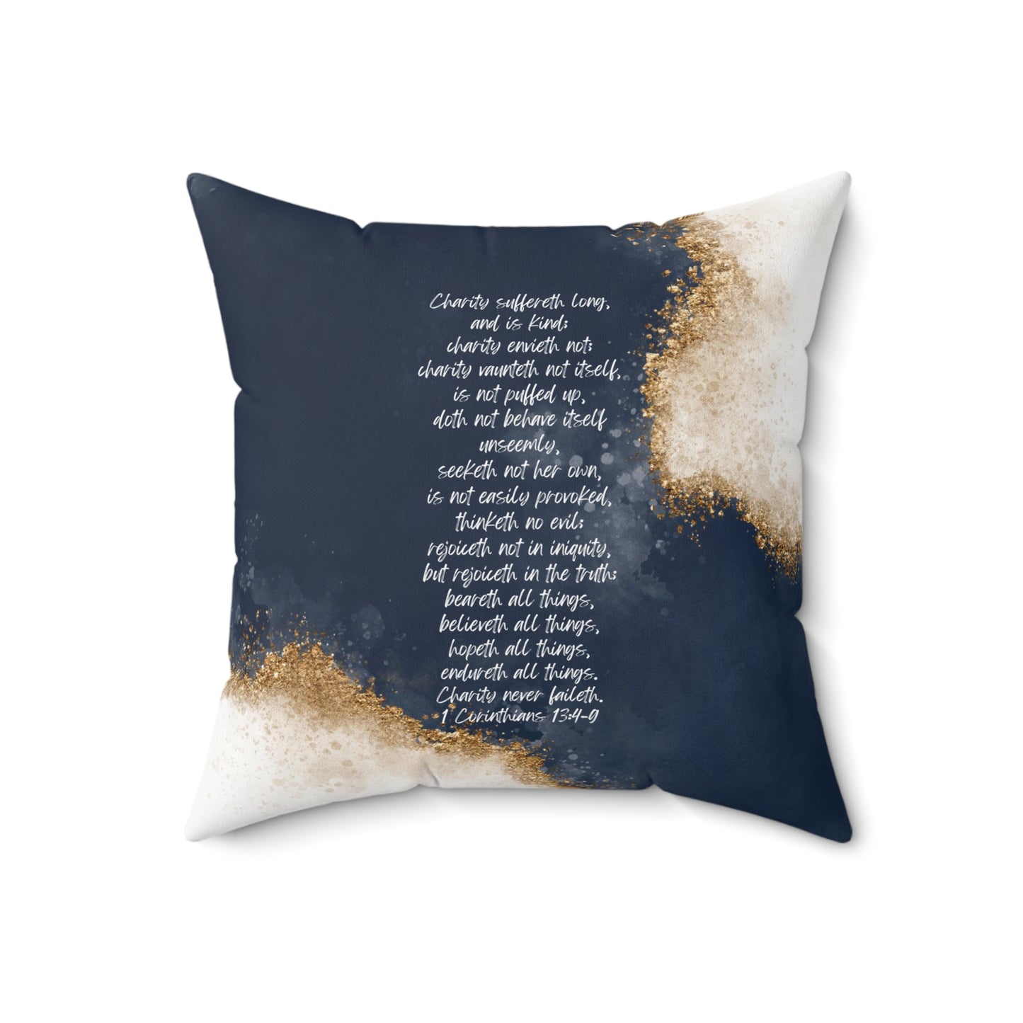 Charity never faileth - pillow