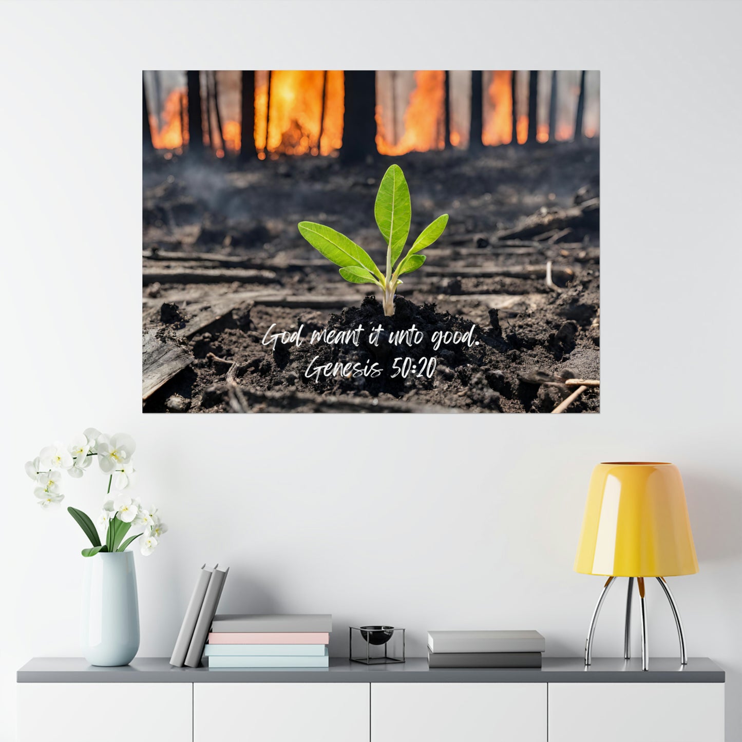 God meant it unto good - horizontal poster