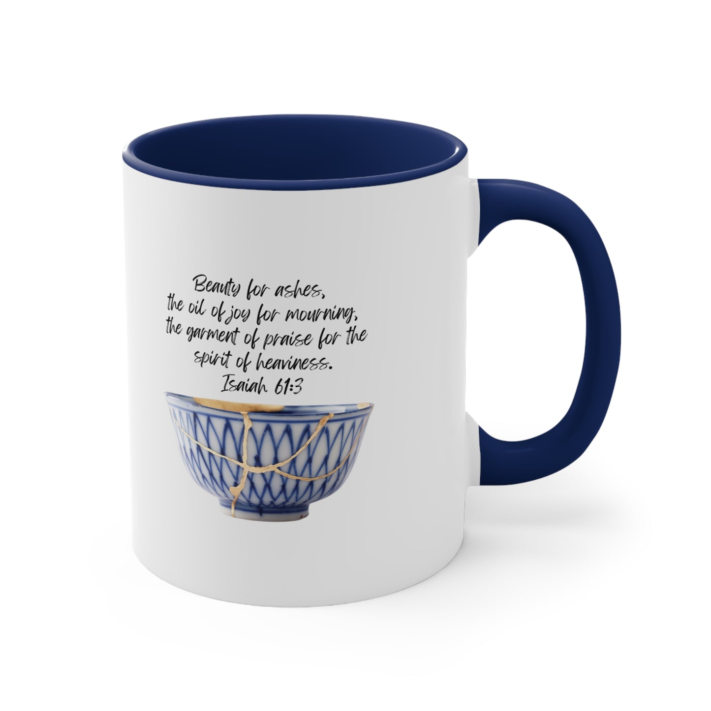 Beauty for ashes - accent mug