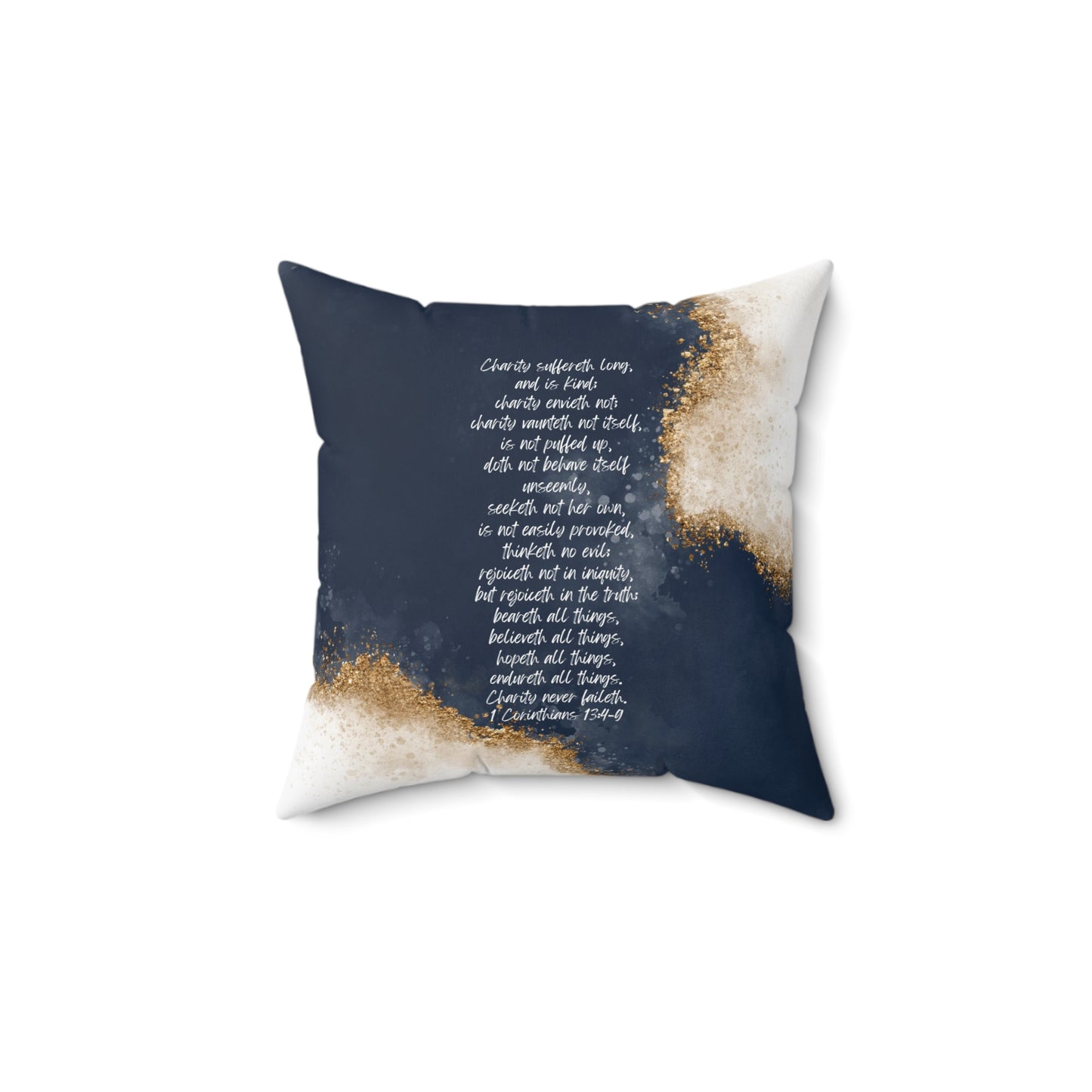 Charity never faileth - pillow