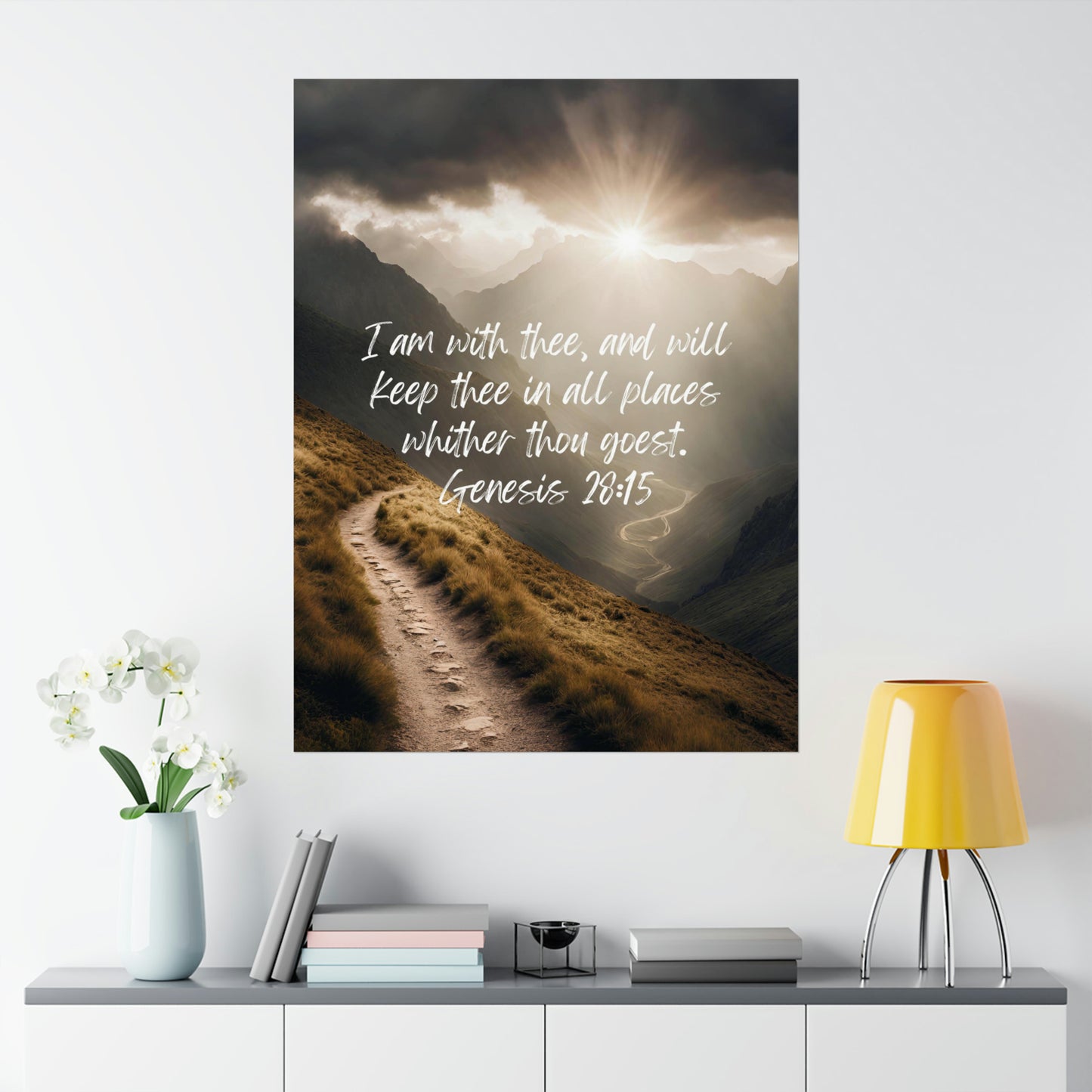 I am with thee - vertical poster