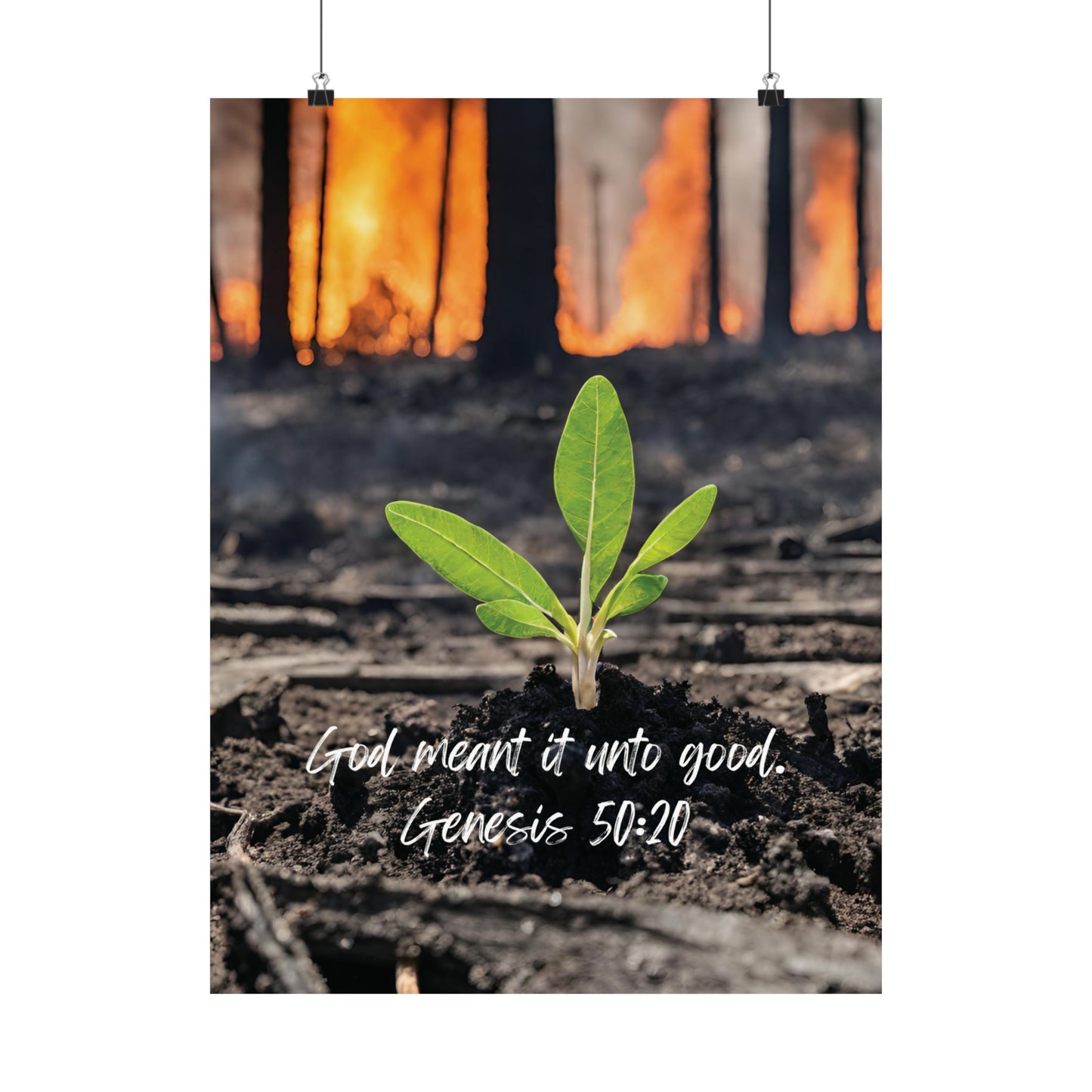 God meant it unto good - vertical poster