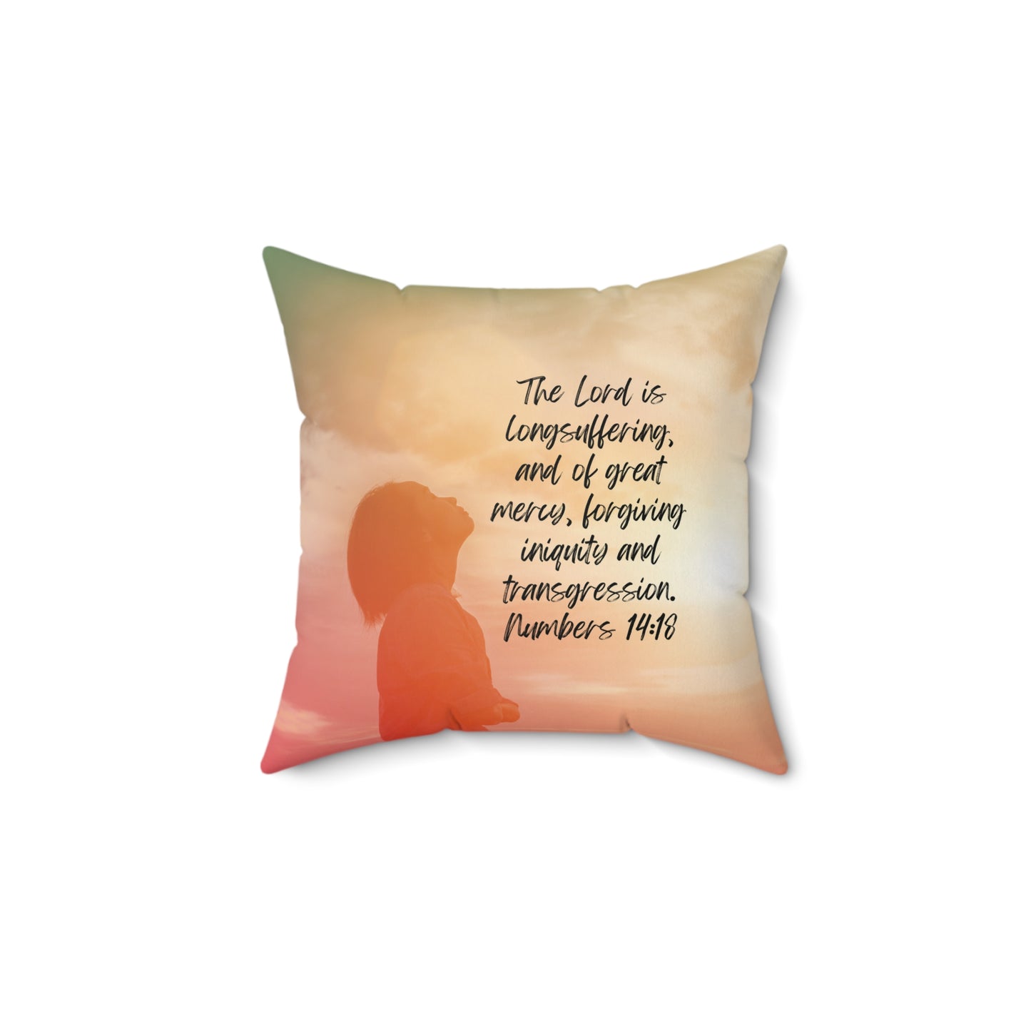 Longsuffering, Merciful, Forgiving - pillow