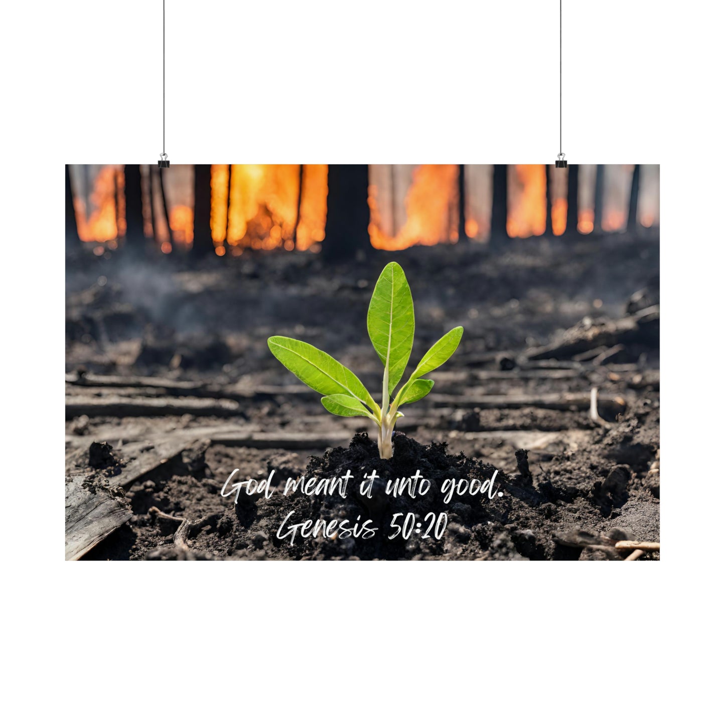 God meant it unto good - horizontal poster