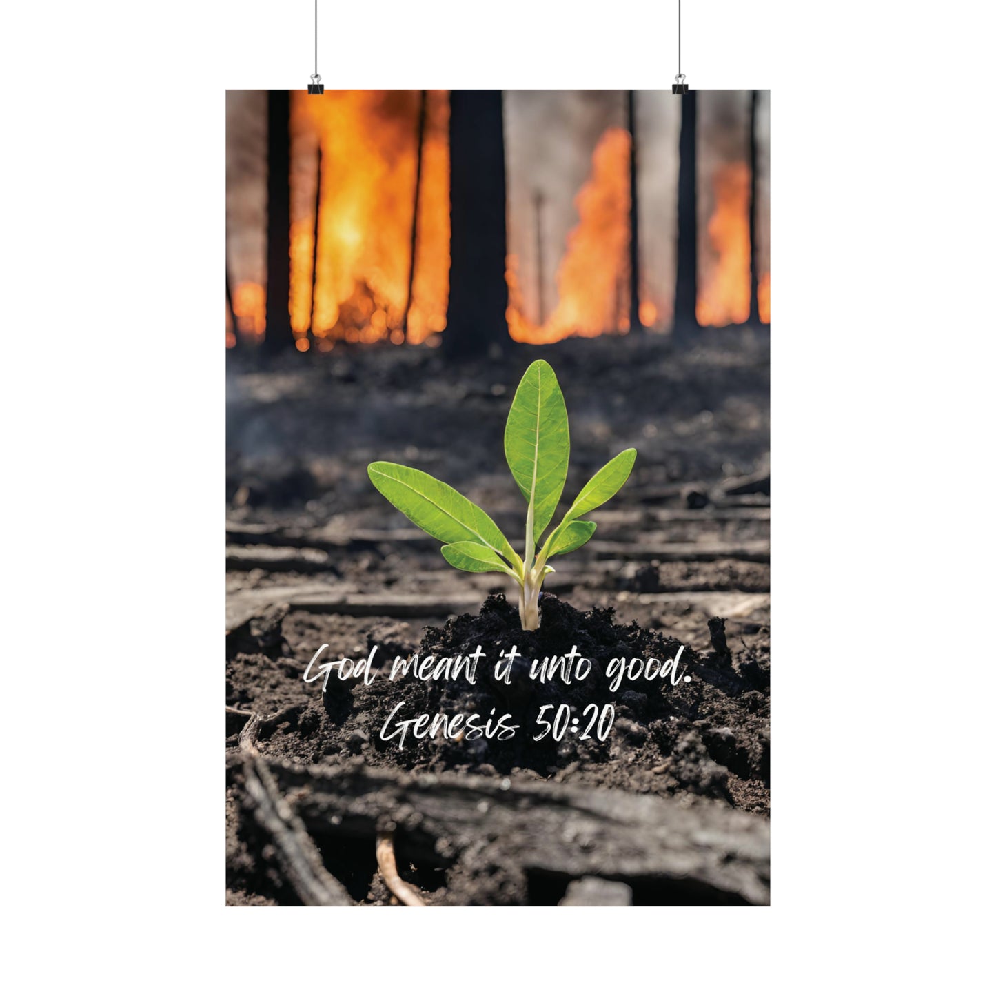 God meant it unto good - vertical poster