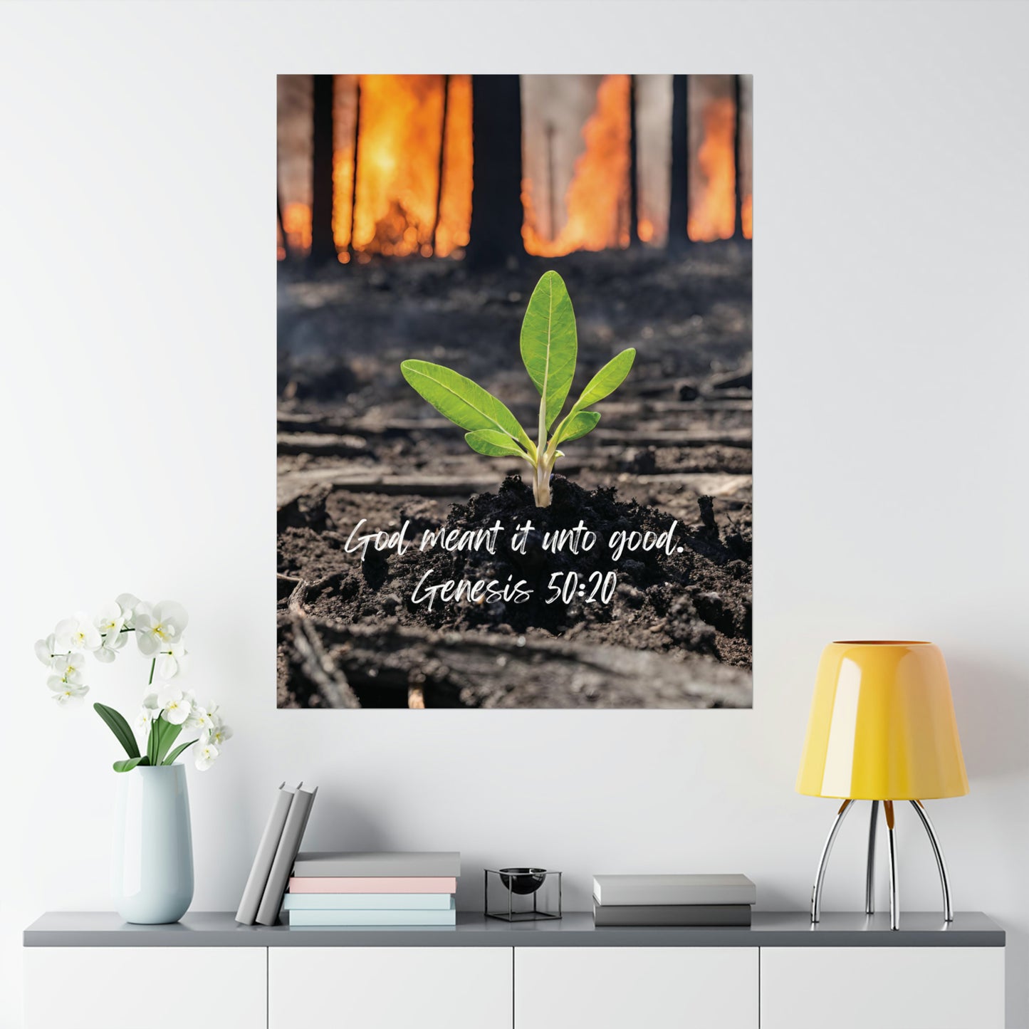 God meant it unto good - vertical poster