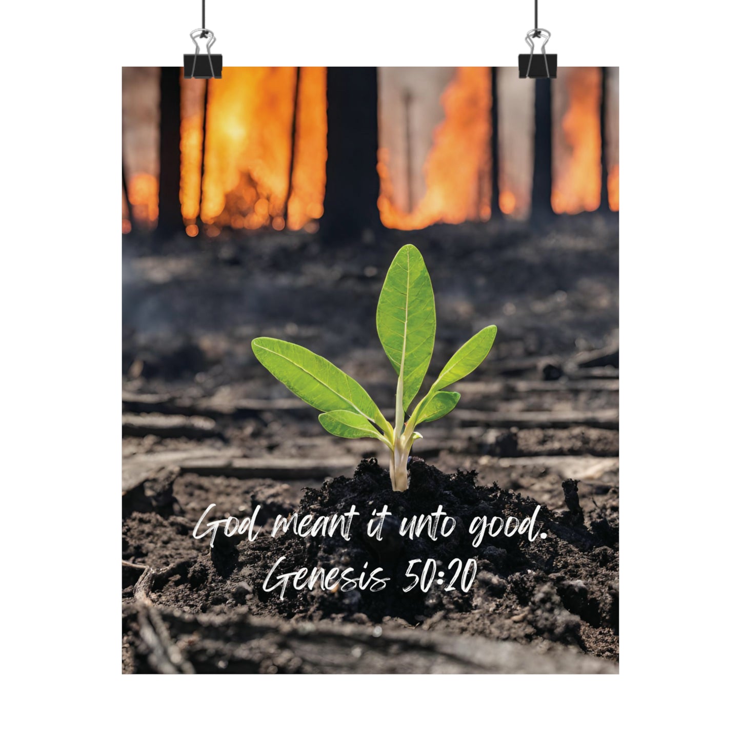 God meant it unto good - vertical poster